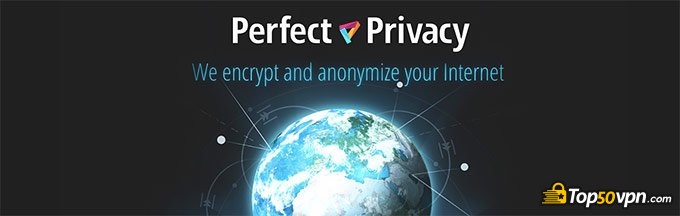 Perfect Privacy VPN: Página de inicio.