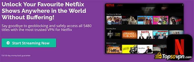 Private VPN: Desbloquear Netflix.